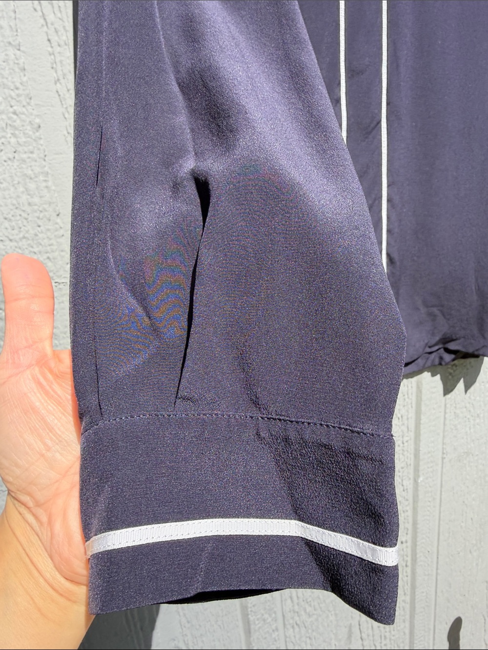 Max Mara Filovia Silk Long Sleeve Blouse Size: 12 - Picture 4 of 11